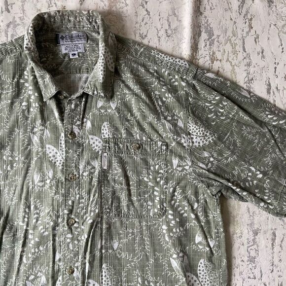 Columbia Botanical Print Button Down - Picture 1 of 5